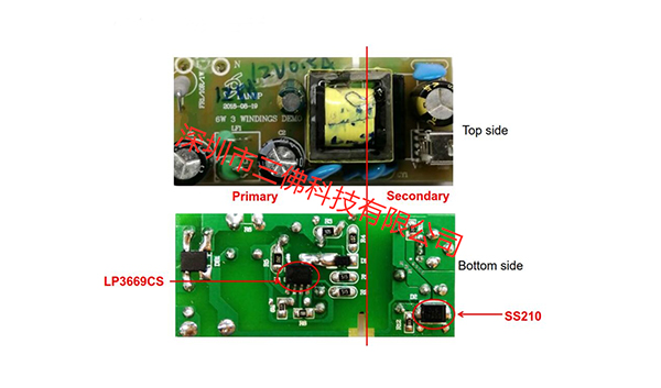 12V-0.5A開關(guān)電源方案LP3669CS